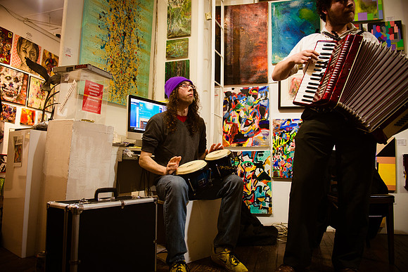 Famous Rays - First Friday Pop Up Art Show & Music Showcase - Ward Nasse Gallery - SOHO NYC - April 2015