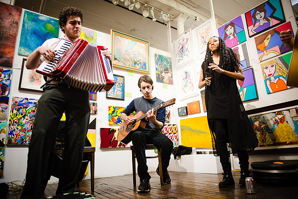 Famous Rays - First Friday Pop Up Art Show & Music Showcase - Ward Nasse Gallery - SOHO NYC - April 2015