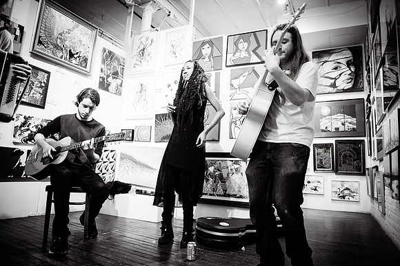Famous Rays - First Friday Pop Up Art Show & Music Showcase - Ward Nasse Gallery - SOHO NYC - April 2015