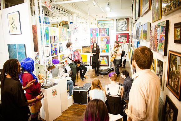 Famous Rays - First Friday Pop Up Art Show & Music Showcase - Ward Nasse Gallery - SOHO NYC - April 2015