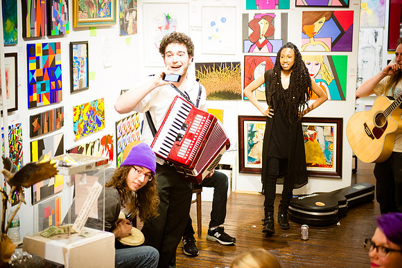 Famous Rays - First Friday Pop Up Art Show & Music Showcase - Ward Nasse Gallery - SOHO NYC - April 2015
