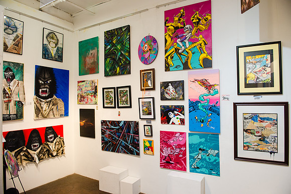 First Friday - Panel Shots - Ward Nasse Gallery - SOHO NYC - April 2015