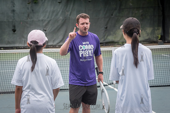 CPF Play - WTA + Morgan Stanley Come To Play Clinic - Cunningham