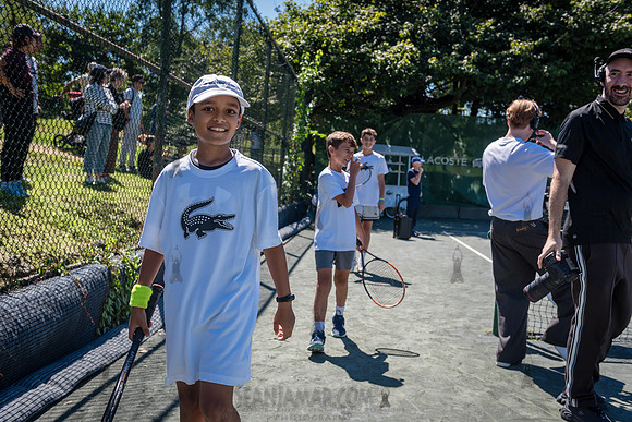 CPF Play - Lacoste Foundation Tennis Clinic - Central Park Tenni