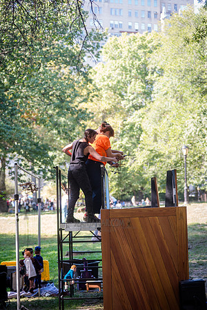 Puppet Mobile - Pippi Longstocking - West Dr Lawn Central Park -