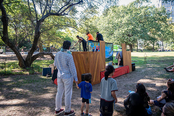 Puppet Mobile - Pippi Longstocking - West Dr Lawn Central Park -