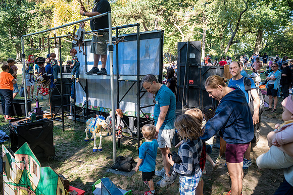 Puppet Mobile - Pippi Longstocking - West Dr Lawn Central Park -