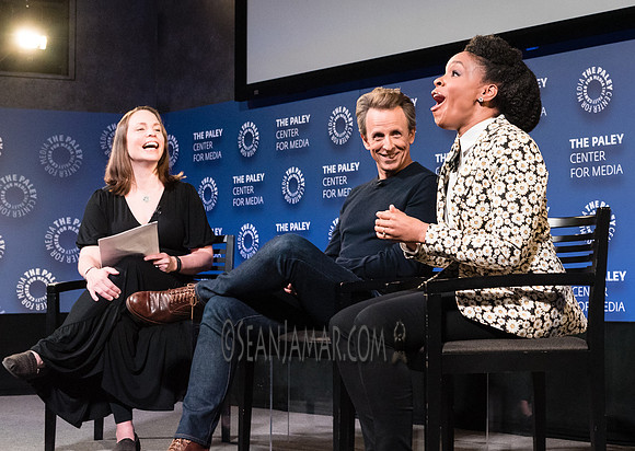 PaleyFest NY - An Evening with Seth Meyers and Amber Ruffin - Paley Center - NYC - 2022