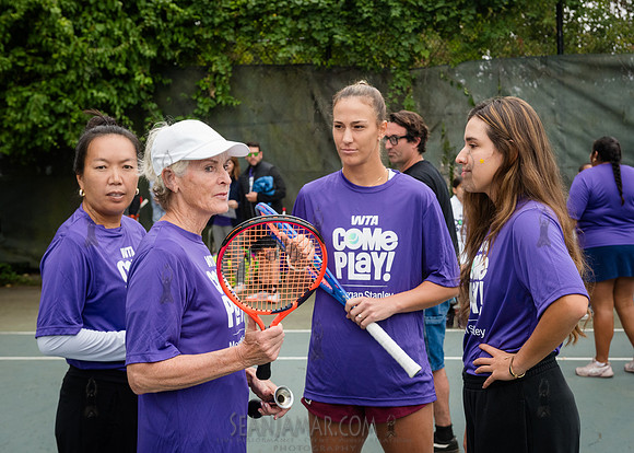 CPF Play - WTA + Morgan Stanley Come To Play Clinic - Cunningham