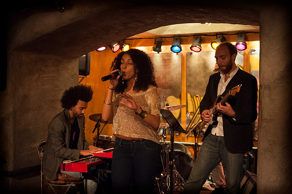 Sarah MK - vocals, Jordan Peters - guitar, Caulder Nash - keys,