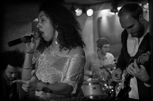Sarah MK - vocals, Jordan Peters - guitar, Caulder Nash - keys,