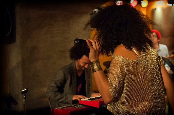 Sarah MK - vocals, Jordan Peters - guitar, Caulder Nash - keys,
