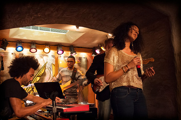 Sarah MK - vocals, Jordan Peters - guitar, Caulder Nash - keys,