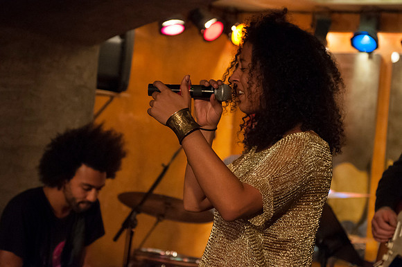 Sarah MK - vocals, Jordan Peters - guitar, Caulder Nash - keys,
