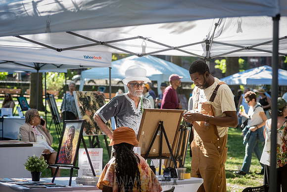 NYC SummerStage - Heath Gallery - We Outside Pop Up Exhibit - Ma