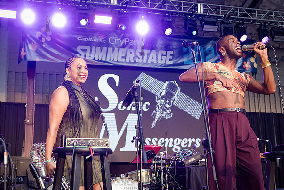 Sonic Messengers - NYC SummerStage - Blacktronica Festival - Mar