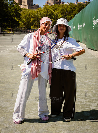CPF Play - Lacoste Foundation Tennis Clinic - Central Park Tenni
