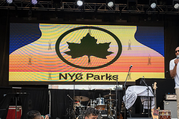 Queensboro President - Donovan Richards - NYC SummerStage - DJ R
