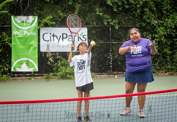 CPF Play - WTA + Morgan Stanley Come To Play Clinic - Cunningham