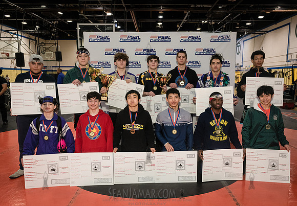 PSAL D1 Wrestling Championships - Harry S Truman - NYC - 2023