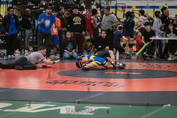 PSAL D1 Wrestling City Championship - Harry S Truman HS - NYC -