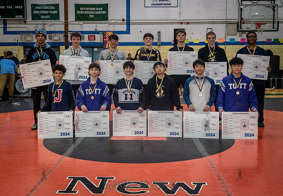PSAL D1 Wrestling City Championship - Harry S Truman HS - NYC -