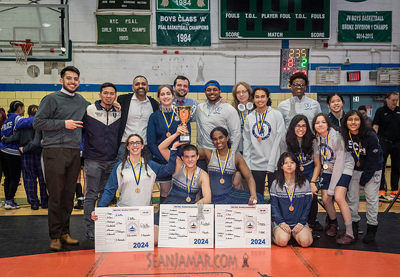 PSAL D1 Wrestling City Championship - Harry S Truman HS - NYC -