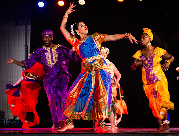 George Faison universal Dance Experience & Lotus music & Dance Multicultural Artist - Harlem Dance Caravan - Marcus Garvey Park - Harlem USA - 2014