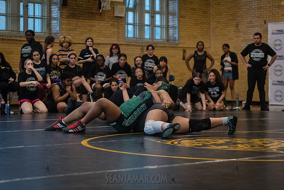 PSAL Girls Team Wrestling Championship - Grover Cleveland HS - N