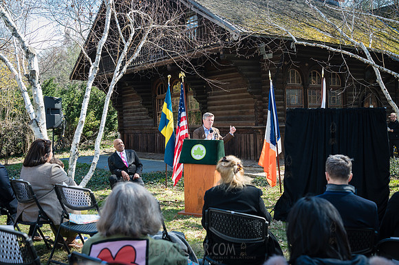 Swedish Marionette Theatre - Groundbreaking - Swedish Cottage  -
