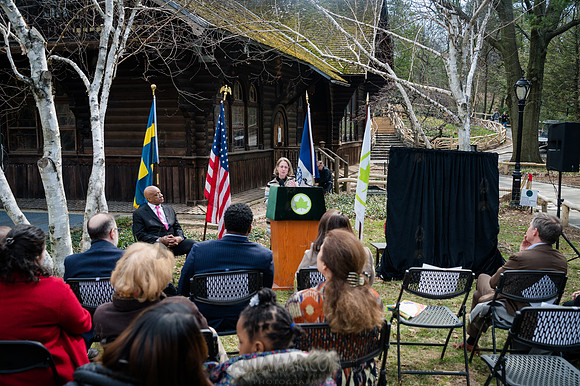 Swedish Marionette Theatre - Groundbreaking - Swedish Cottage  -