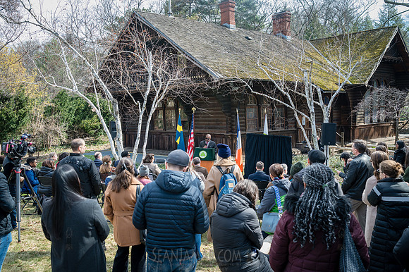 Swedish Marionette Theatre - Groundbreaking - Swedish Cottage  -