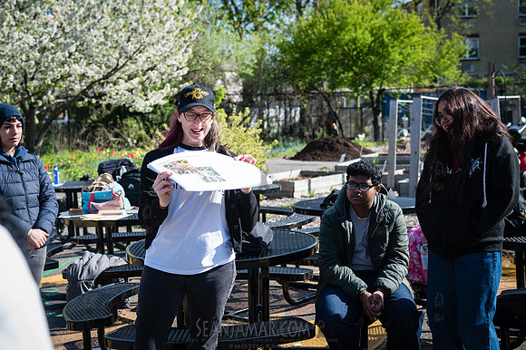 CPF Learning Garden - The Bee Conservancy - Liberty Learning Gar