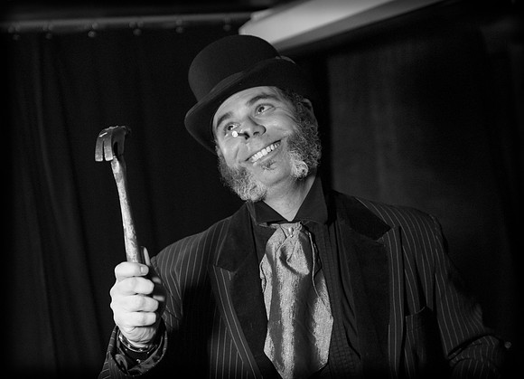 Coney Island Strongman - NY Pinup Club - December Burlesque