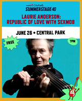 NYC SummerStage - Laurie Anderson - Rumsey Playfield - NYC - 2026