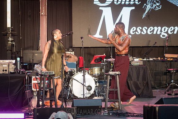Sonic Messengers - NYC SummerStage - Blacktronica Festival - Mar