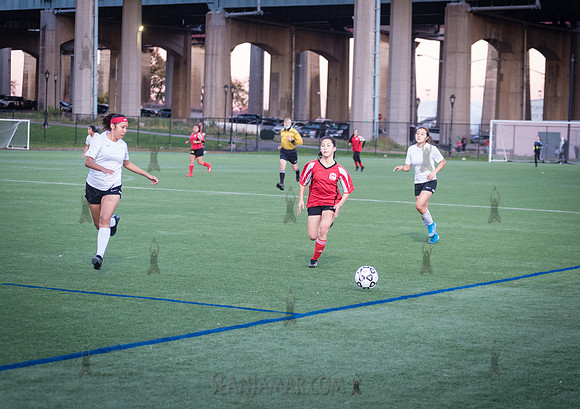 PSAL Girls Soccer B Championship - Queens HS Complex vs Queens Technical School - Randalls Island Field 10 - NYC - 2021