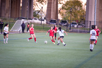 PSAL Girls Soccer B Championship - Queens HS Complex vs Queens Technical School - Randalls Island Field 10 - NYC - 2021