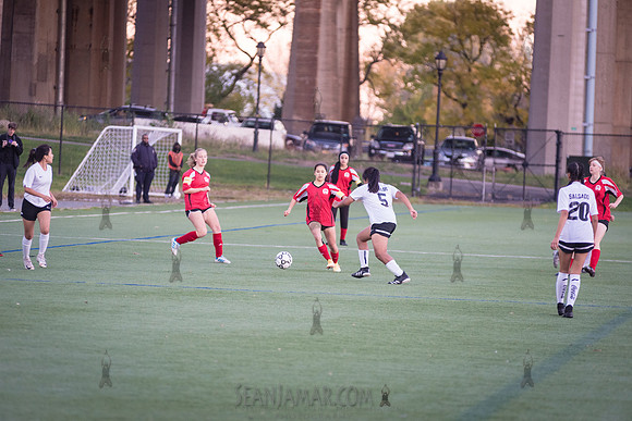 PSAL Girls Soccer B Championship - Queens HS Complex vs Queens Technical School - Randalls Island Field 10 - NYC - 2021