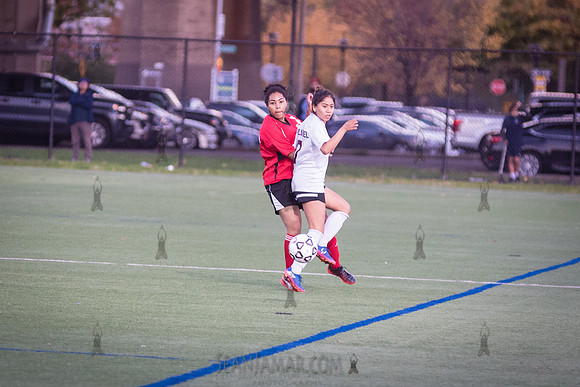 PSAL Girls Soccer B Championship - Queens HS Complex vs Queens Technical School - Randalls Island Field 10 - NYC - 2021