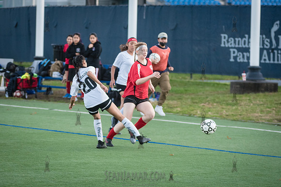 PSAL Girls Soccer B Championship - Queens HS Complex vs Queens Technical School - Randalls Island Field 10 - NYC - 2021