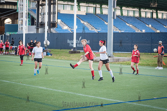 PSAL Girls Soccer B Championship - Queens HS Complex vs Queens Technical School - Randalls Island Field 10 - NYC - 2021