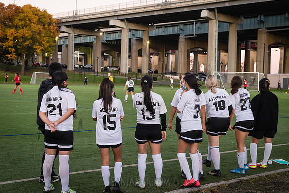 PSAL Girls Soccer B Championship - Queens HS Complex vs Queens Technical School - Randalls Island Field 10 - NYC - 2021