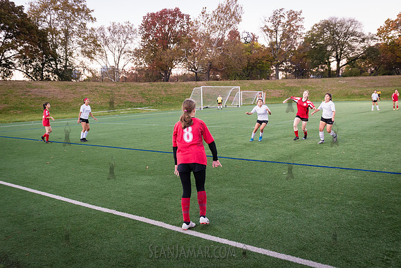 PSAL Girls Soccer B Championship - Queens HS Complex vs Queens Technical School - Randalls Island Field 10 - NYC - 2021