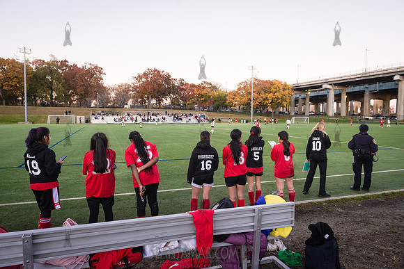 PSAL Girls Soccer B Championship - Queens HS Complex vs Queens Technical School - Randalls Island Field 10 - NYC - 2021