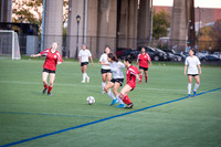 PSAL Girls Soccer B Championship - Queens HS Complex vs Queens Technical School - Randalls Island Field 10 - NYC - 2021