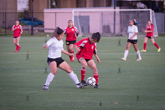 PSAL Girls Soccer B Championship - Queens HS Complex vs Queens Technical School - Randalls Island Field 10 - NYC - 2021