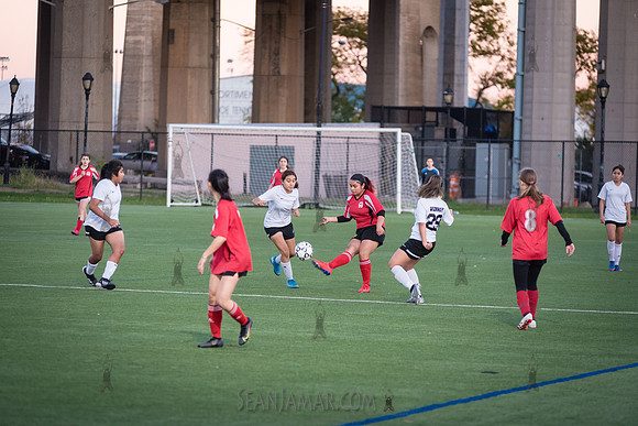 PSAL Girls Soccer B Championship - Queens HS Complex vs Queens Technical School - Randalls Island Field 10 - NYC - 2021