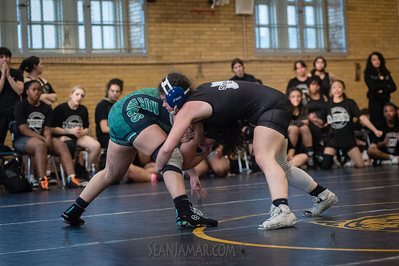 PSAL Girls Team Wrestling Championship - Grover Cleveland HS - N