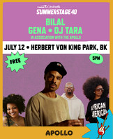 NYC SummerStage - Bilal - Von King Park - NYC - 2026